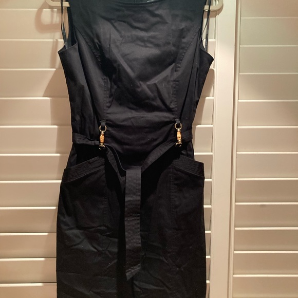 Black Sleeveless cotton dress - Picture 3 of 6